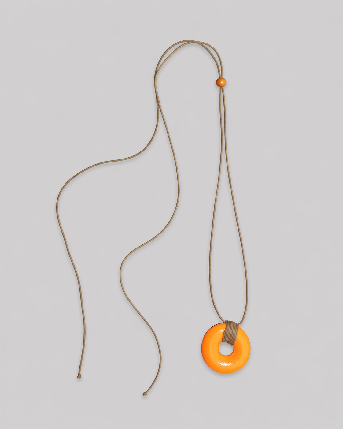 The Orange Ceramic Necklace