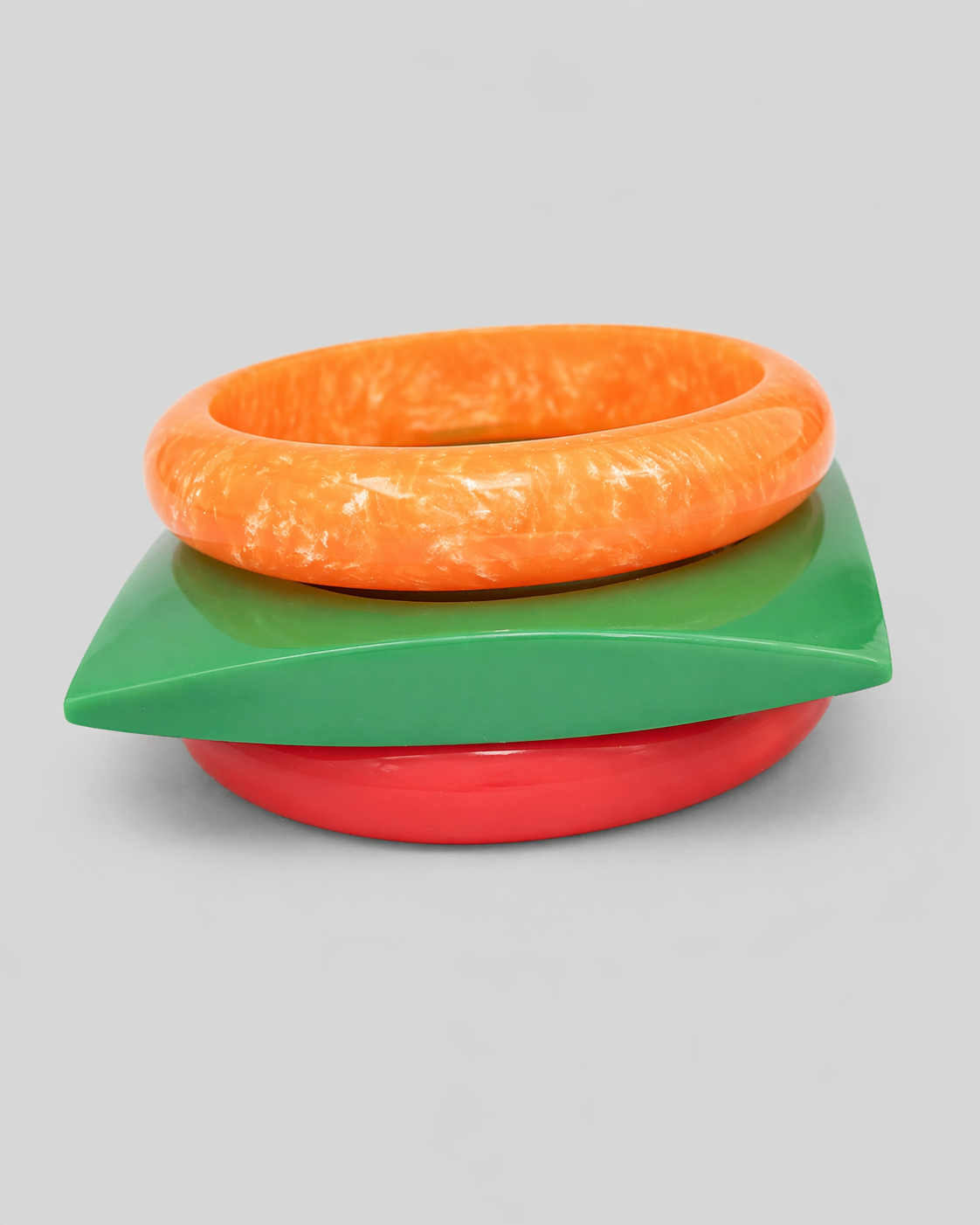 The Bold Colored Bangle Set