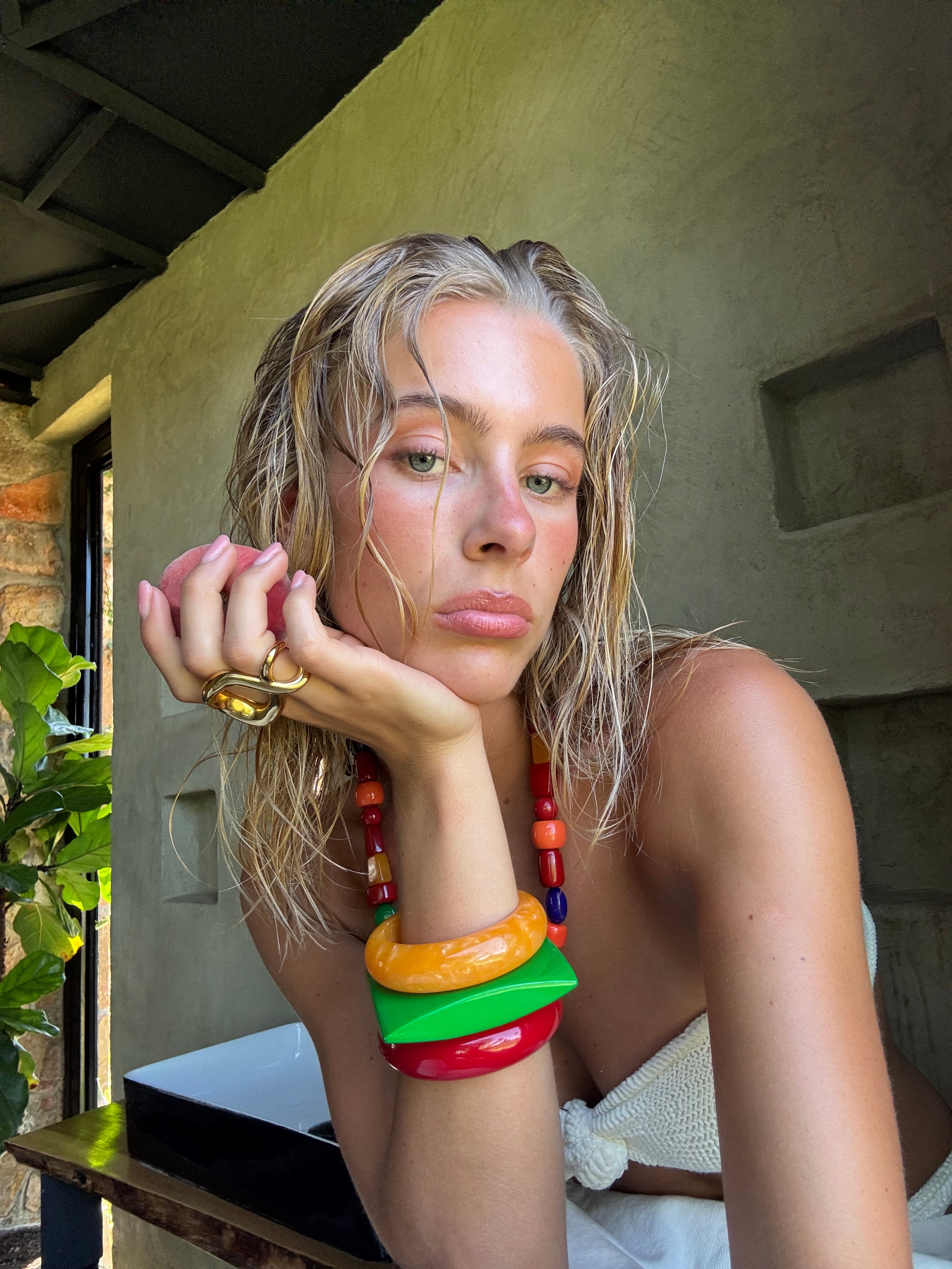 The Bold Colored Bangle Set