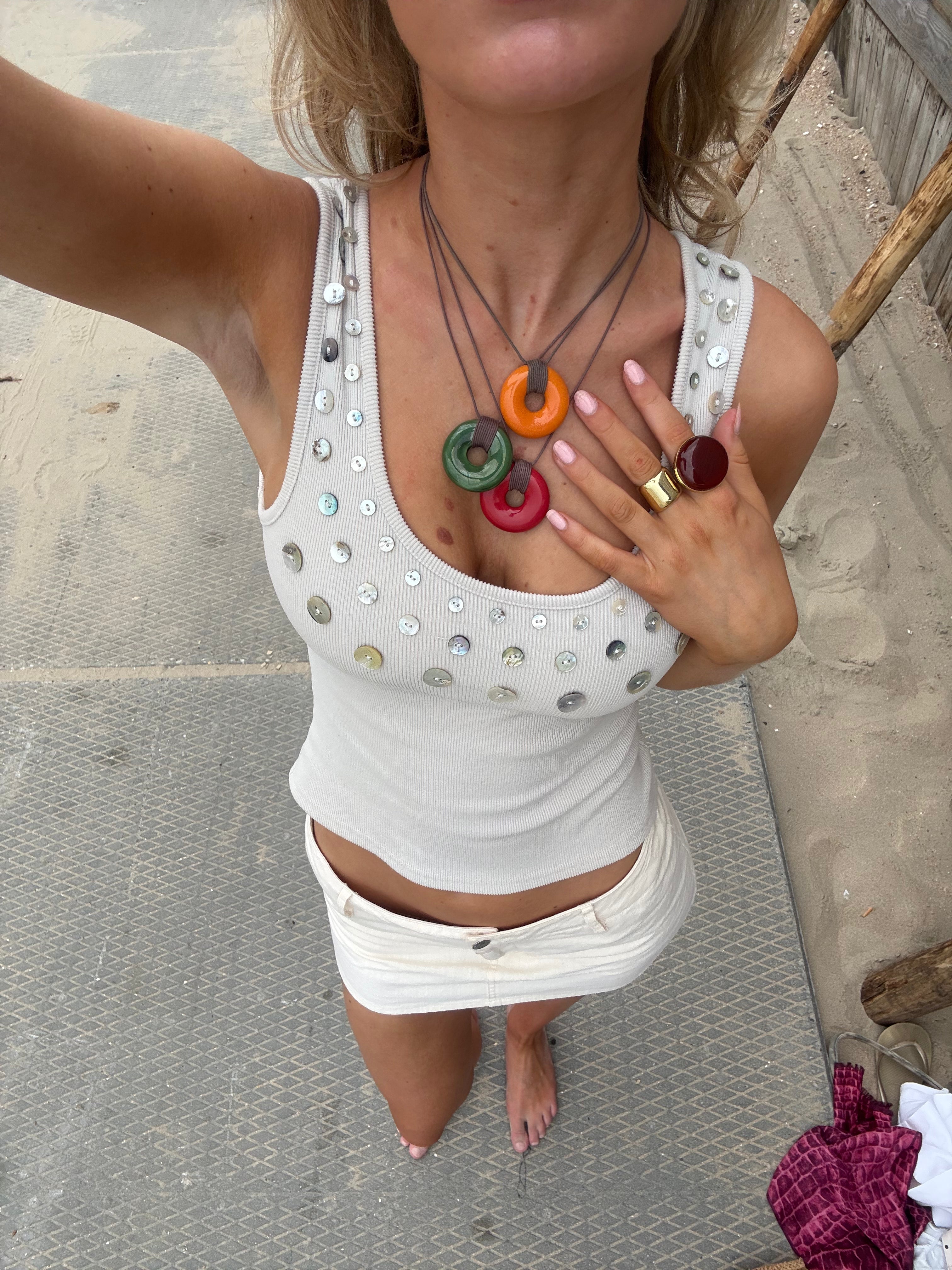 The Green Ceramic Necklace